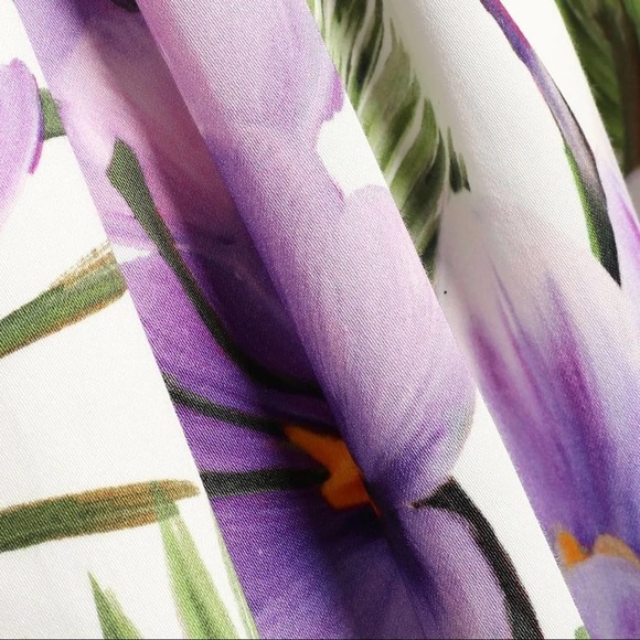 Alice + Olivia Joyce Floral Print Mini Dress 6 - Picture 5 of 15